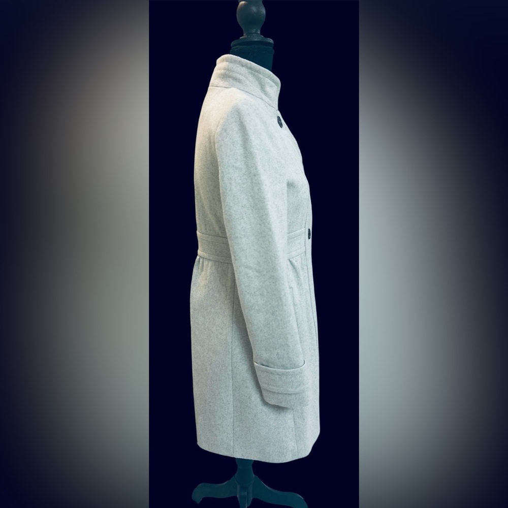 J. Crew Tailored Light Gray Coat - Picture 5 of 10